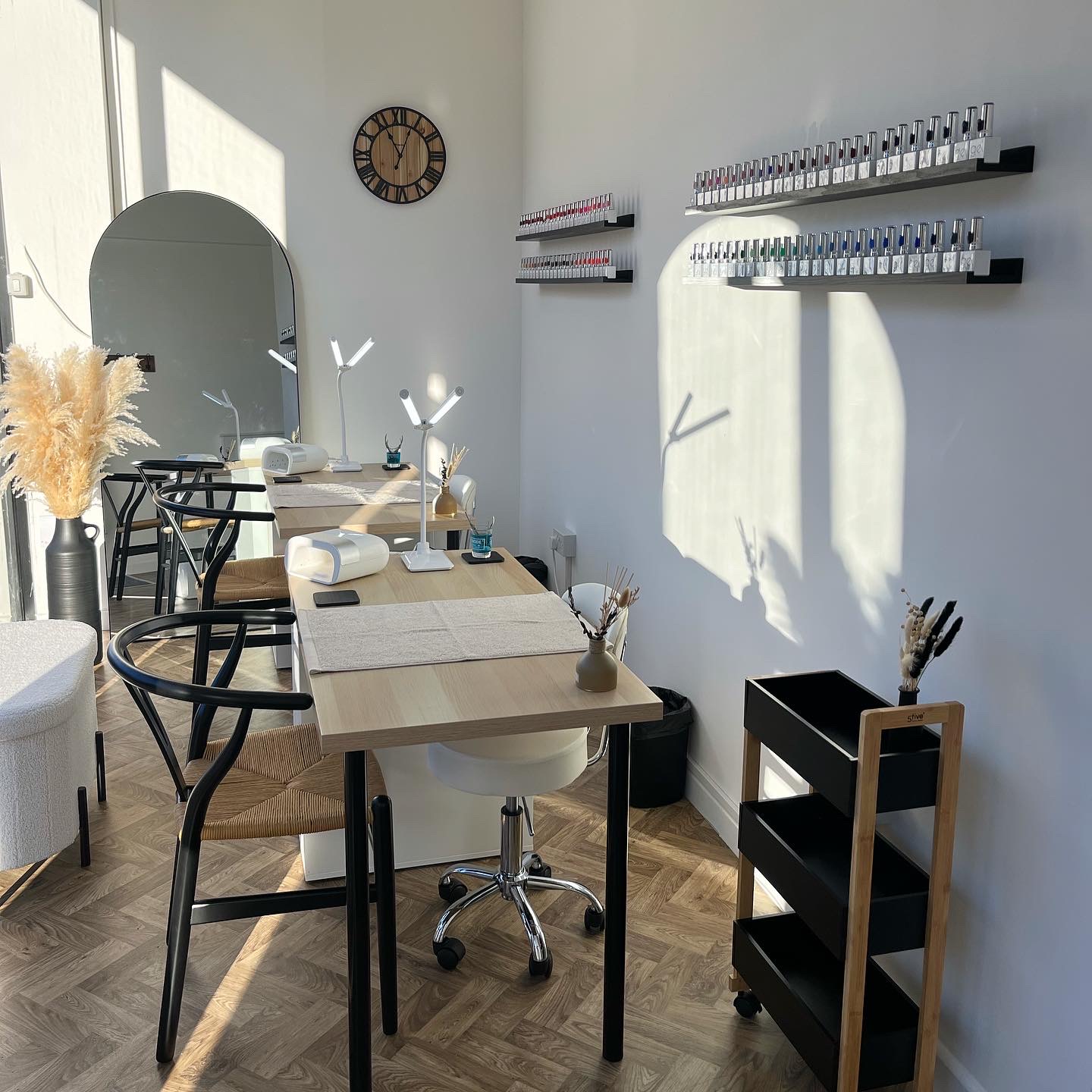 Inside Refine Beauty salon in Radcliffe, Manchester